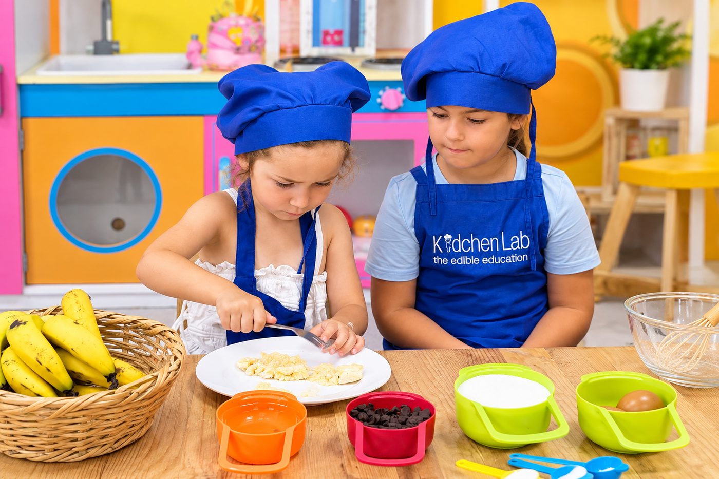 Children cooking together at Kidchen Club