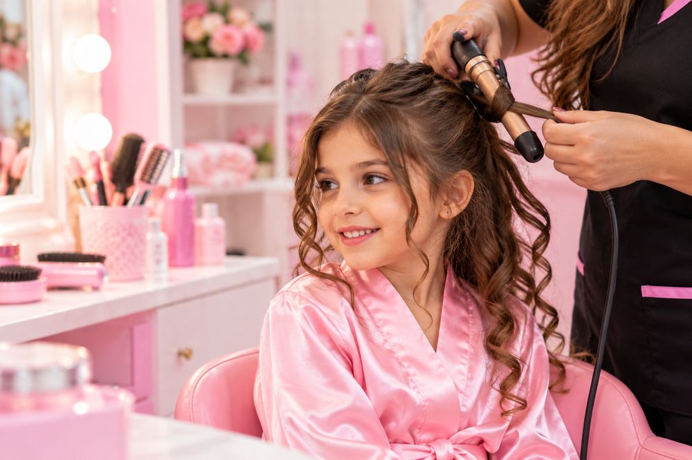 Hair styling at The Spa